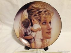 Diana hercegnő limitált emlék tányér
