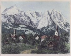 Schel, W. N. jelz. német grafikus : Garmisch