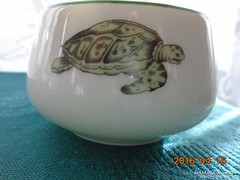1940-Sophiental-Lacroix=tengeri teknős-vintage csésze-2 db