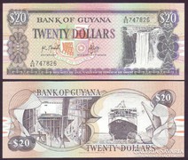 UNC 20 dollár Guyana