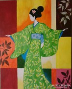 Czinóber - A zöld ruhás gésa