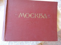 Moszkva,könyv, 1956.   77 db képek