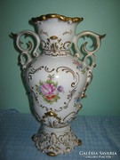 Barokk Hollóházi váza, a legszebb mintával