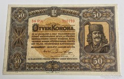  50 korona 1920 AU-UNC