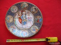 Francia porcelán dísztányér Franklin Limoges 24 cm jelzett