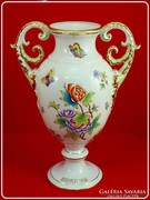 Herendi Viktória amfora váza nagyméretű 1956