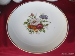 Fürstenberg virág mintás süteményes tál   tányér 24 cm  0506