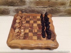 Régi fa sakktábla