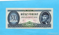Hajtatlan  !!!! Unc !!!!  20 Forint 1980
