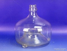 0G373 Régi cukros vizes légyfogó üveg