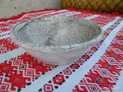 Marked pt mosaic deep bowl - ceramic table centerpiece