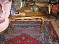 Chippendél barokk Warrings négyszögletes dohányzó asztal