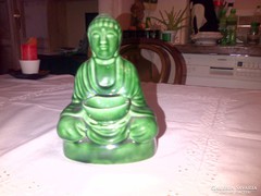 zöld kerámia Buddha