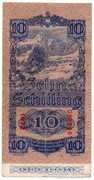 Ausztria 10 osztrák Schilling, 1945, II. kiadás