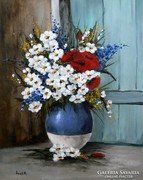 Full bouquet - oil painting