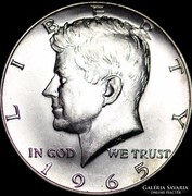 UNC Kennedy half  ezüst dollar 1965 