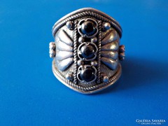 Nagyméretű iparművész ezüst gyűrű