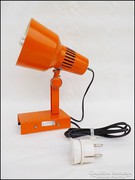 Narancssárga Szarvasi retro design asztali lámpa