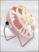 Retro rózsaszín asztali ventilátor 