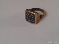 Régi Ezüst Gyűrű / Niello