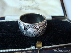 Designer ezüst gyűrű