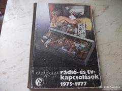 Kádár Géza Rádió- és Tv- kapcsolások 1975-77