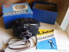 Retro orosz Skolnyik fényképezőgép 1966