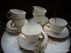 Régi porcelán teás v kávés csészék sarreguemines!Solymosi felhasználó részére!!