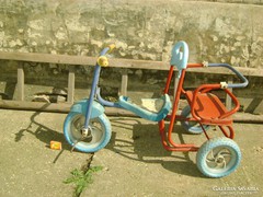 Retro gyermek kerékpár - két személyes anno - lemez, bakelit