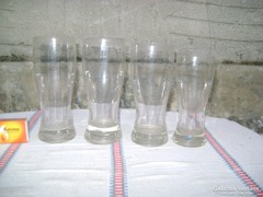 Régi, hitelesített VENDÉGLÁTÓIPAR feliratú pohár - 4 darab