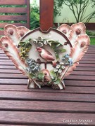 Gyönyörű Porcelán Kaspó-Váza-Asztaldísz