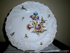 Antik kézzel festett  tányér 24 cm Geschützt 