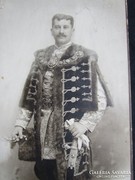   	DÍSZMAGYAR FÁBRY JÓZSEF FOTÓfénykép NEMES MÁGNÁS 1889