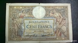 Franciaország 100 Frank 1934.