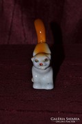 Orosz porcelán macska figura 