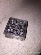 Fém, díszes ékszertartó doboz - metal jewelry box 