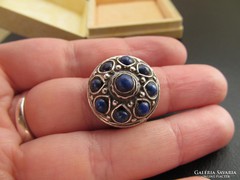 Régebbi lápisz lazuli köves ezüst gyűrű