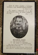 Kelemen János csendőr eredeti szentkép 1934 Székesfehérvár
