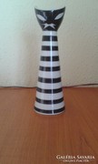 Zsolnay Art deco macska-váza - 15 cm