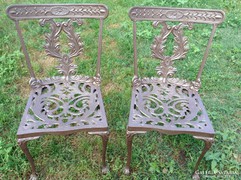 Dekoratív kerti szék párban 