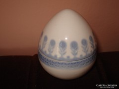 Ritka aquincumi porcelán tojás bonbonier