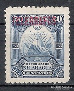 Nicaragua 1892 Telegrafos 20 centimos / nem falcos /