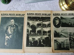 SZÁMOS HORTHY FOTÓ Képes Pesti Hírlap 1929 - 1939