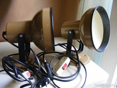 2 db retro Elektrofém fali lámpa 