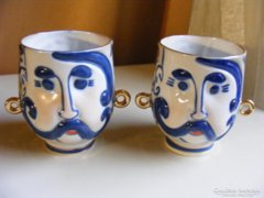 2 db orosz porcelán bögre pohár