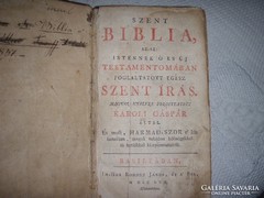 KÁROLI BIBLIA 3-dik kiadás 1770-ből