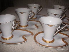 Cappuccino, Czech, never used and very elegant set with dr: mark !!