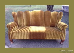 Dekoratív,legyező hátuljú kanapé,szófa