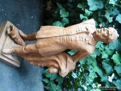Kisfaludi Strobl Zsigmond Kossuth szobor sérült hiányos 56cm