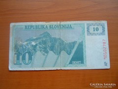 SZLOVÉNIA 10 TOLAR ND (1990)